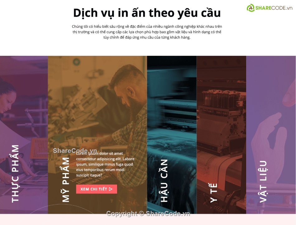 Theme WordPress,source code web in ấn,web công ty in ấn,dịch vụ in ấn,website in ấn